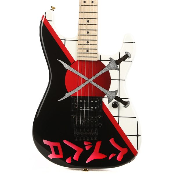 Charvel Custom Shop Warren DeMartini San Dimas Crossed Swords Graphic 2019 For Sale