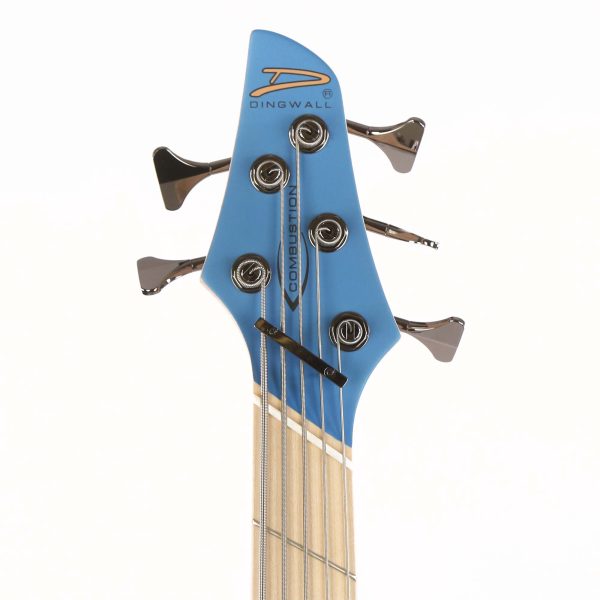 Dingwall NG2 Adam Nolly Getgood Signature Fan Fret 5-String Electric Bass Guitar Laguna Seca Blue Fashion