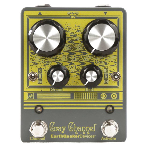 EarthQuaker Devices Gray Channel Overdrive Distortion Effects Pedal Used Discount