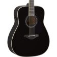 Yamaha FG-TA Transacoustic Acoustic-Electric Black Used Fashion