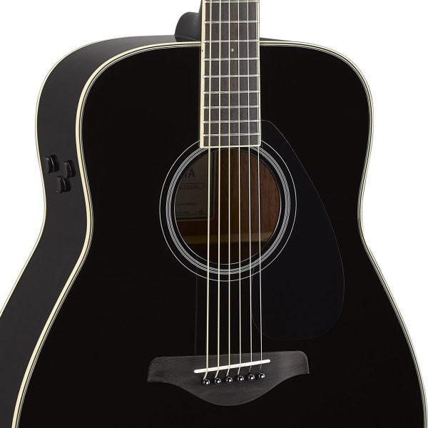 Yamaha FG-TA Transacoustic Acoustic-Electric Black Used Fashion