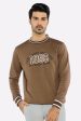 Light Brown Graphic Sweatshirt Sale