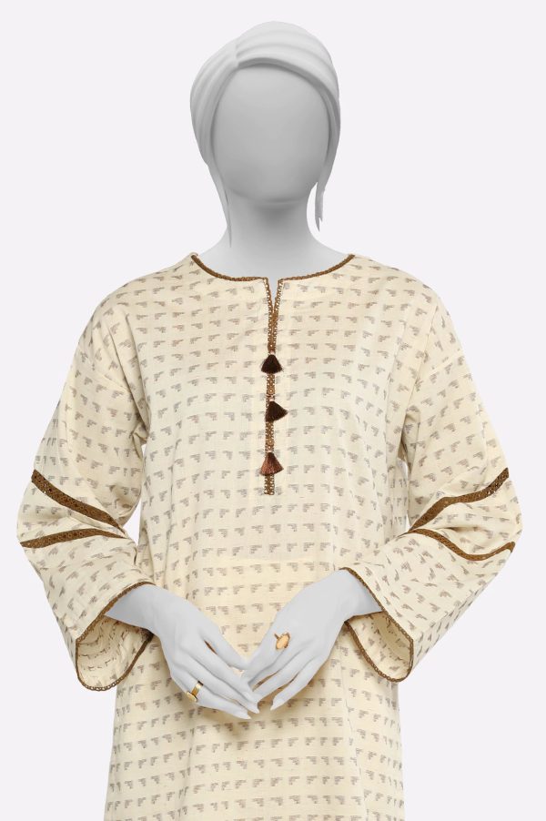 Ivory Stylised Kurti For Cheap