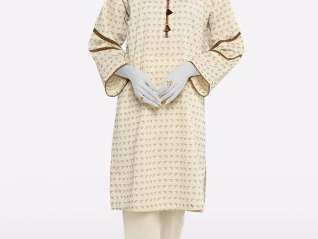 Ivory Stylised Kurti For Cheap