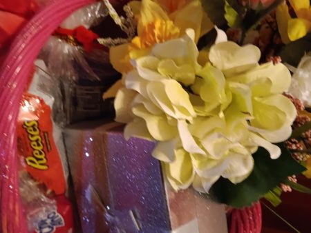 SOLD- One of a kind Flowers & Treats Gift Basket Supply