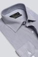 Dark Blue Hairline Stripe Formal Shirt Fashion