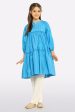 Blue Stylised Girls Kurti Online Sale