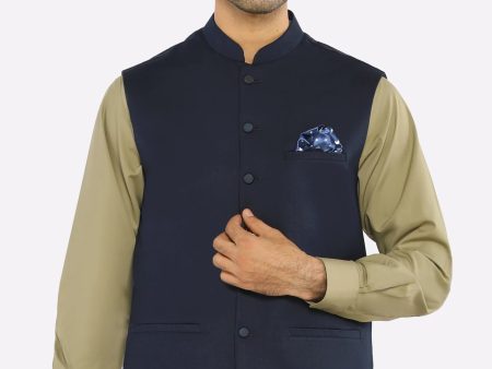 Navy Blue Waistcoat Discount