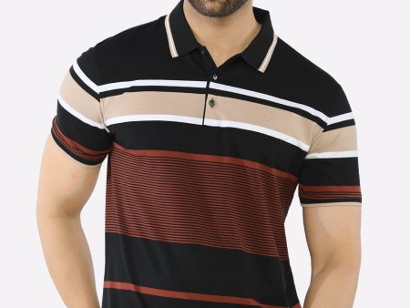 Black Yarn Dyed Polo Online