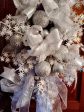 Handmade Wreath- Silver and White Supply