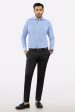 Light Blue Plain Formal Shirt Cheap