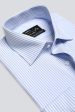 Light Blue Bengal Strieps Formal Shirt Online Sale