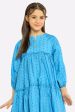 Blue Stylised Girls Kurti Online Sale