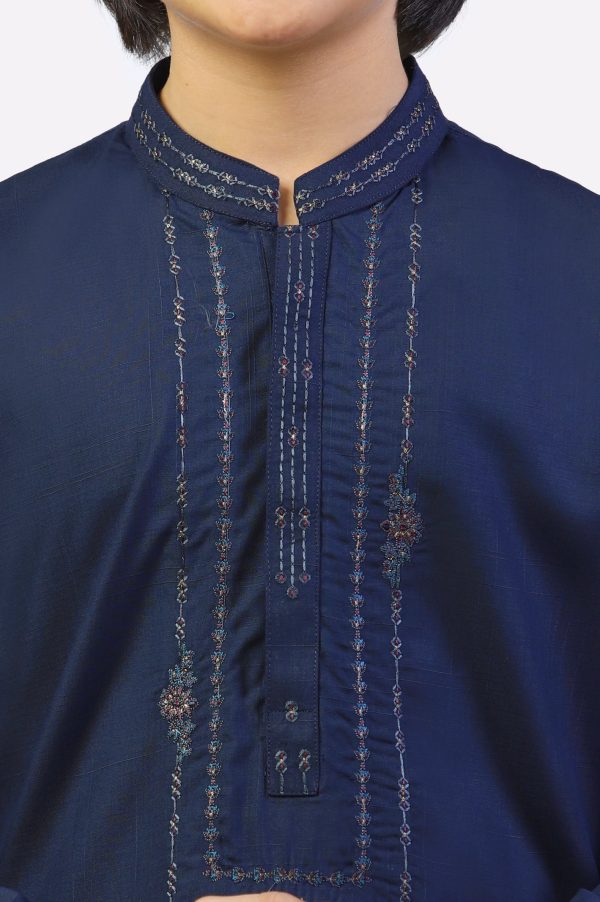 Dark Blue Boys Kameez Shalwar For Sale