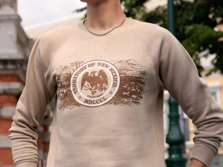 Sand Graphic Printed Sweatshirt Fashion