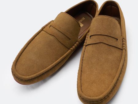 Beige Moccasins Casual Shoes Online Sale