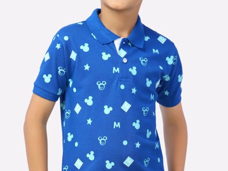 Mickey All Over Print Polo on Sale