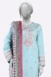 Sky Blue Embroidered 3PC Unstitched Online