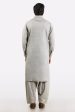 Light Grey Wash & Wear Shalwar Kameez Discount