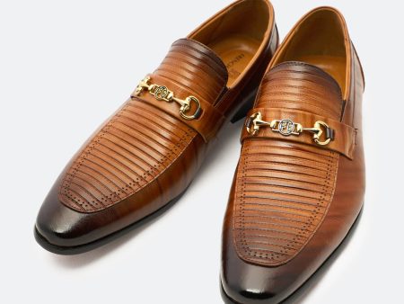 Maroon Formal Mocassins Shoes For Cheap