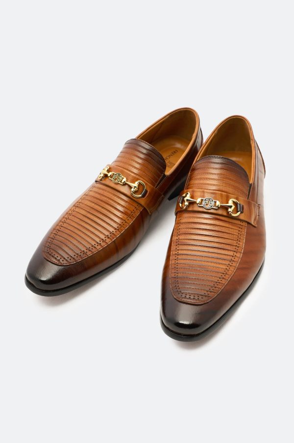 Maroon Formal Mocassins Shoes For Cheap