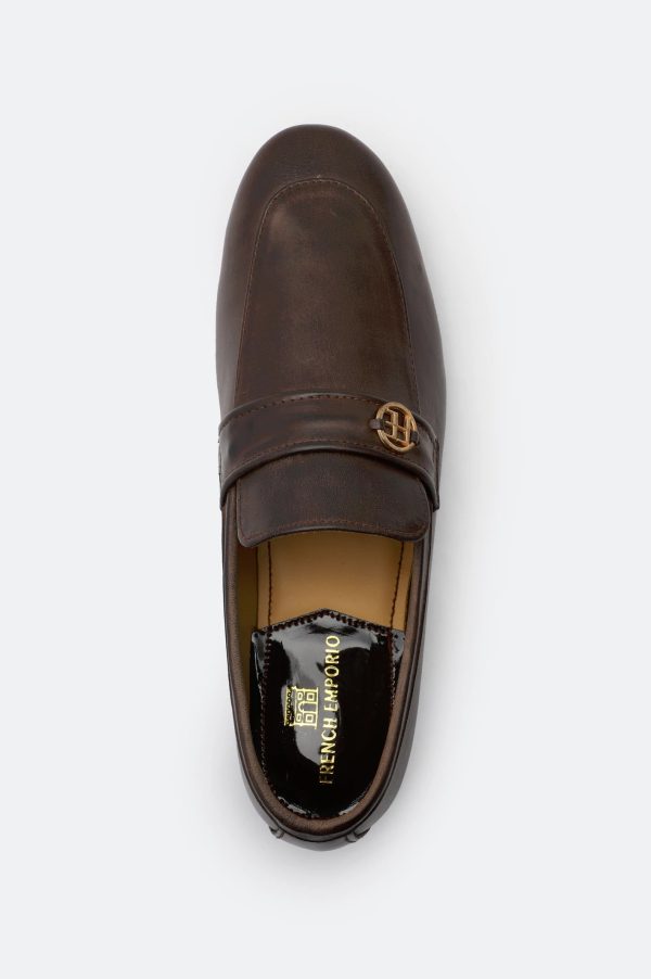 Coffee Formal Shoes For Cheap