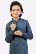 Dark Grey Boys Kameez Pajama Hot on Sale