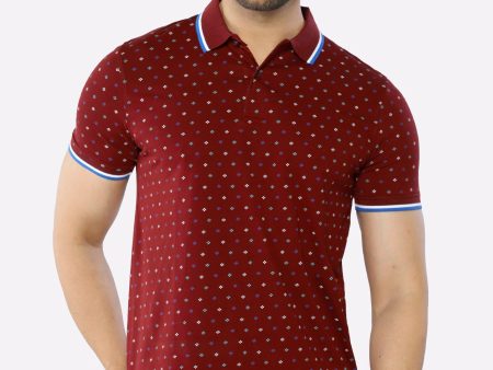 Bargundi Printed Polo Online Hot Sale