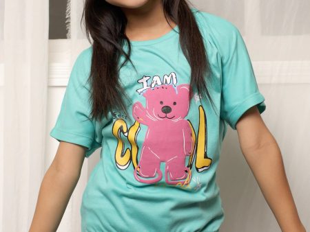 Graphic Printed Girls T-Shirt Discount