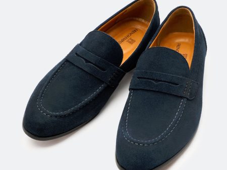 Navy Formal Mocassins Shoes Sale