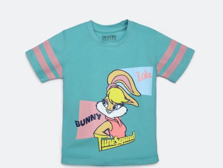 Lola Bunny Printed Girls T-Shirt For Discount