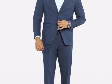 Blue Formal 2PC Suit Fashion