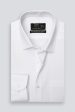 White Stripe Textured Formal Shirt Fashion