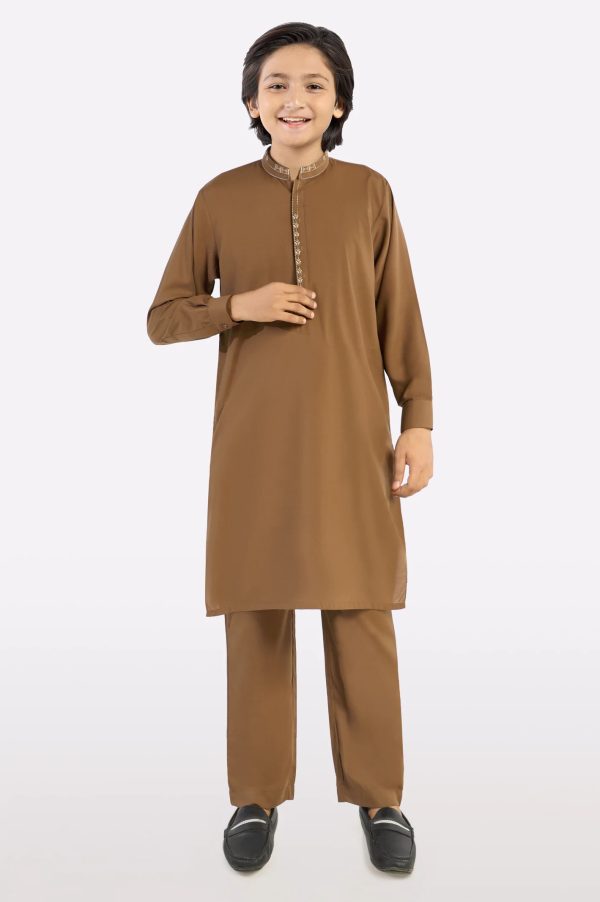 Brown Teens Kurta Pajama Supply