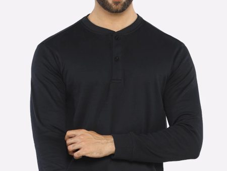 Black Full Sleeves T-Shirt Online now