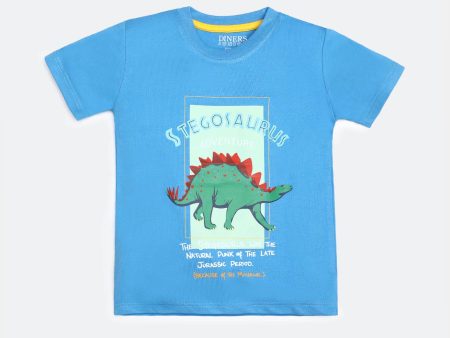 Dinosaur Graphic Printed T-Shirt For Sale