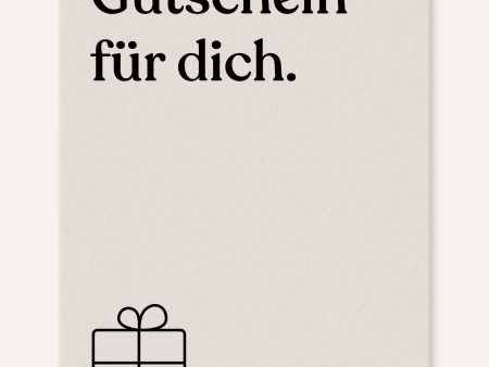 Geschenkgutschein Discount