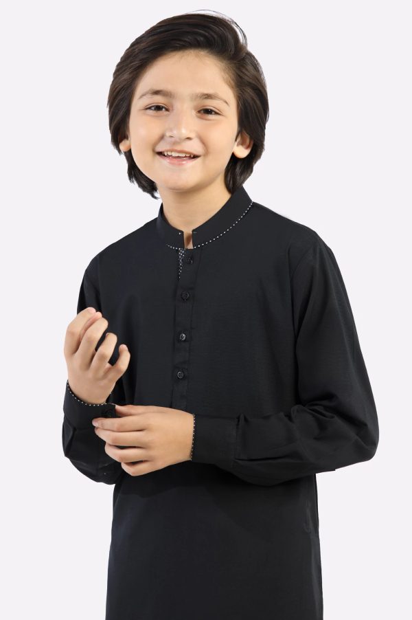 Black Boys Kurta Pajama For Sale