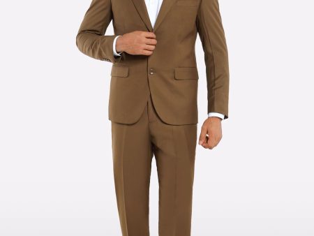 Dark Brown Formal 2PC Suit Supply