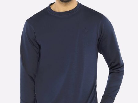 Navy Blue Plain Sweatshirt Online Sale