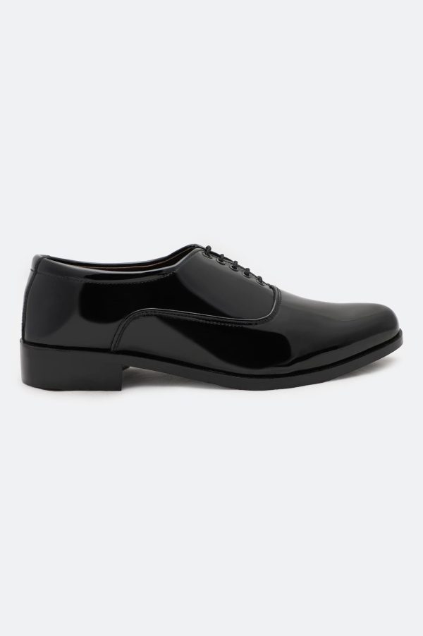 Black Lace Up Formal Shoes Fashion