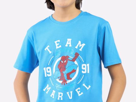 Team Marvel Graphic Printed T-Shirt Sale