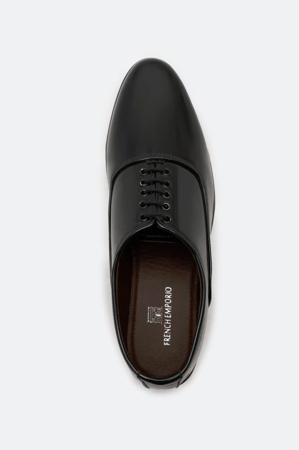 Black Lace Up Formal Shoes Fashion