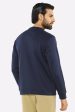 Navy Blue Plain Sweatshirt Online Sale