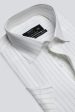 White Stripe Formal Shirt (Half Sleeves) Online now