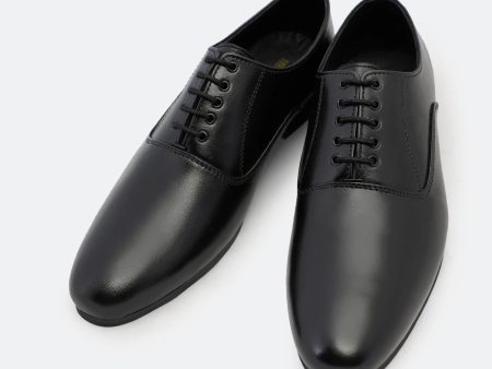 Black Oxford Lace Up Formal Shoes For Sale