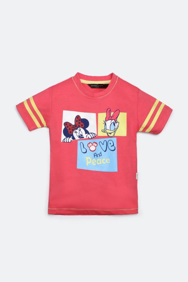 Daisy Duck Printed Girls T-Shirt Supply