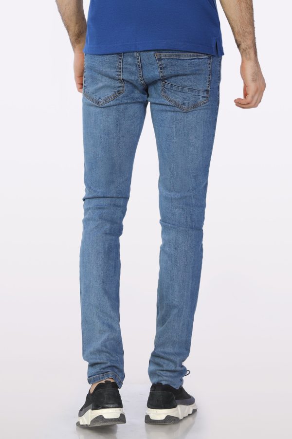 Light Blue Slim Fit Jeans For Discount