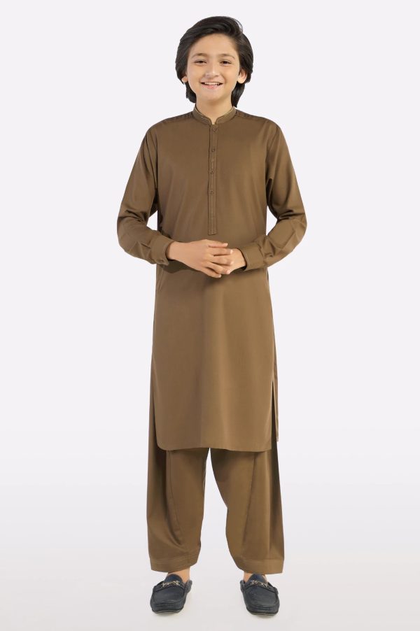 Brown Teens Kameez Shalwar Online Sale