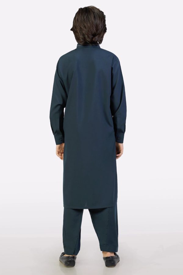 Dark Green Boys Kameez Shalwar Discount